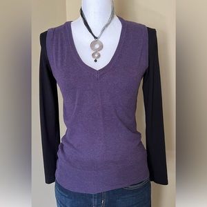 Terranova Purple Sleeveless Sweater Vest from Italy